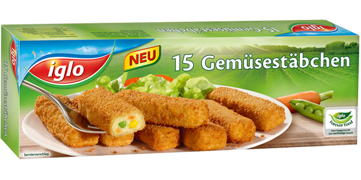 iglo Gemüsestäbchen