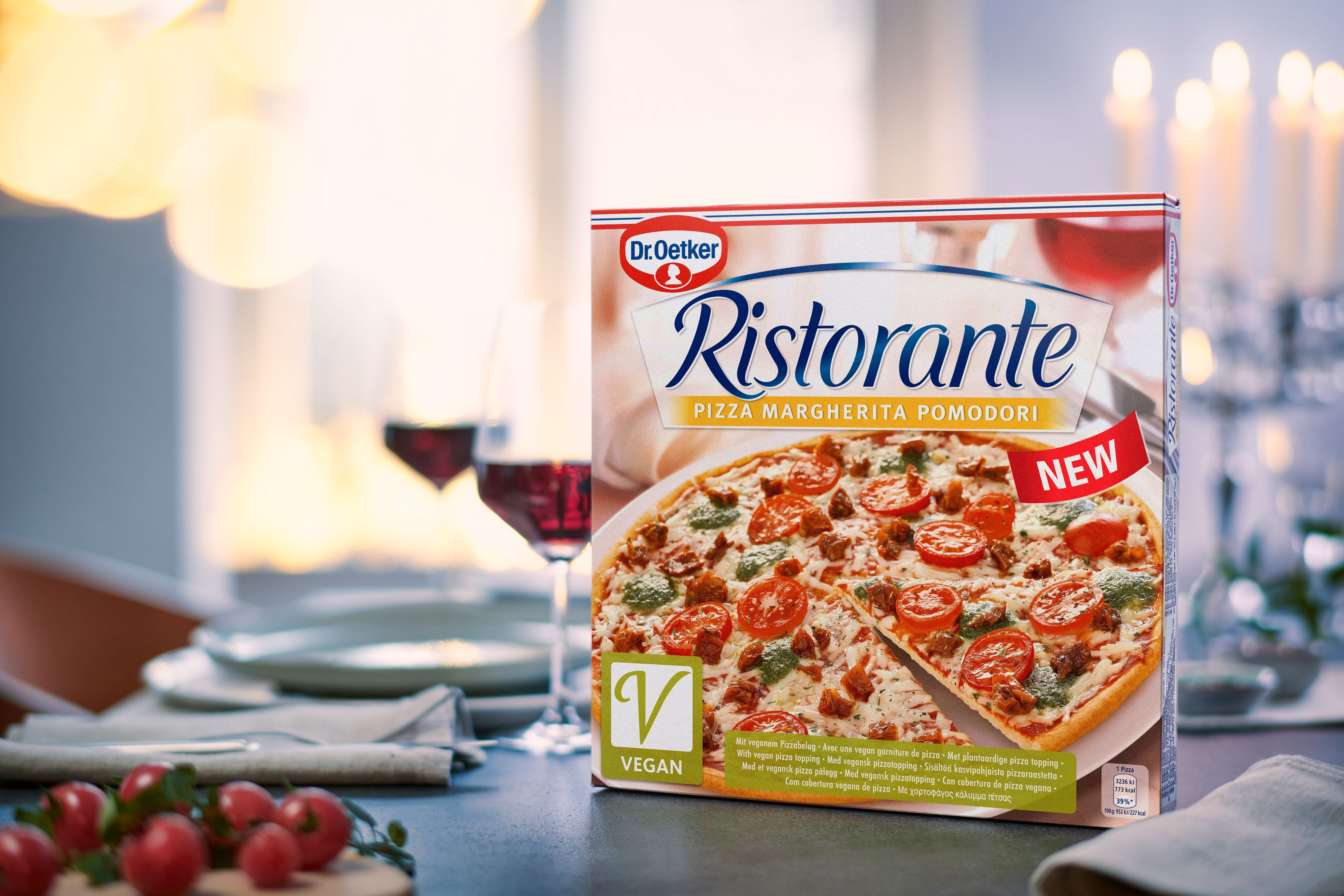 Die neue vegane Pizza von Dr. Oetker