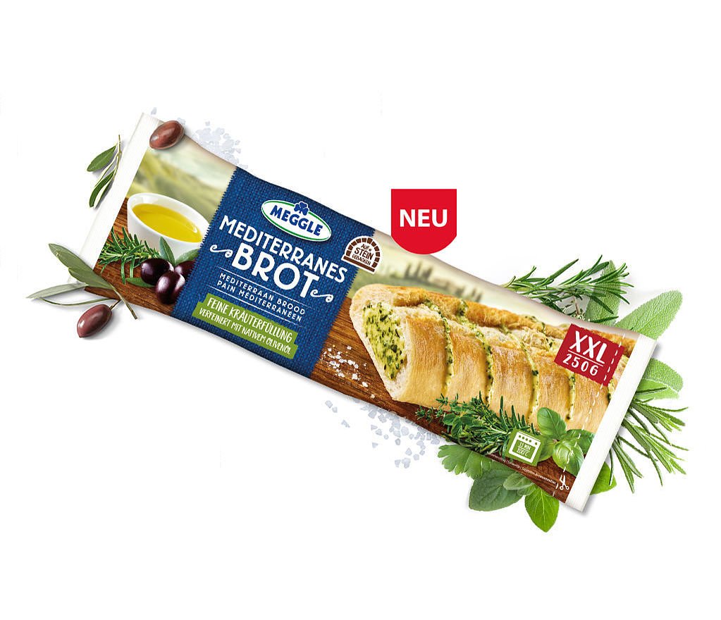 Besonders beliebt: Das vegane Kräuterbaguette von Meggle