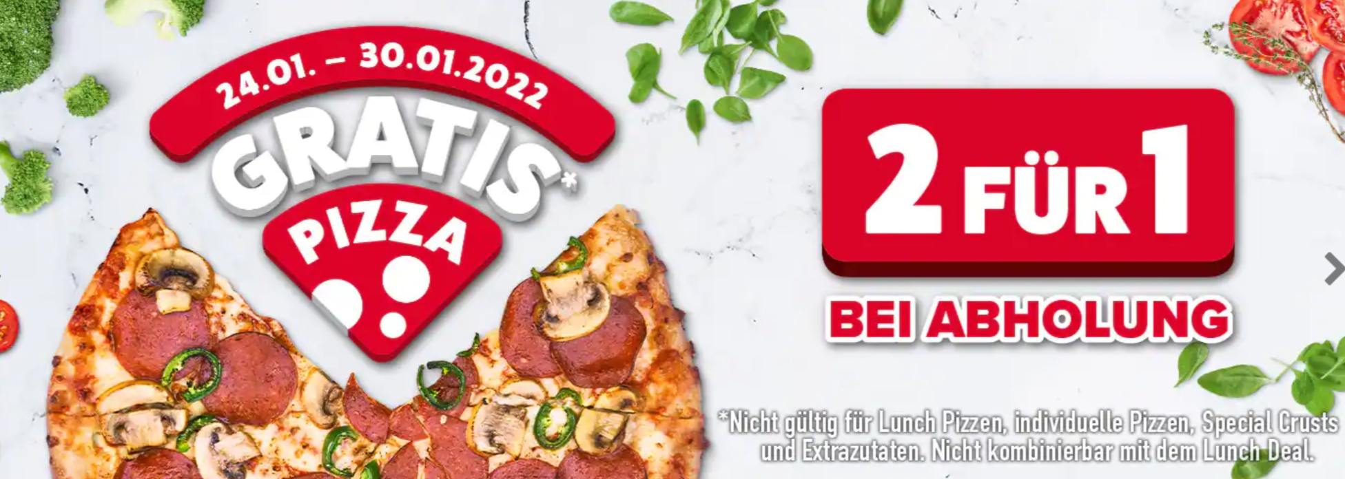 Domino's Pizza Veganuary