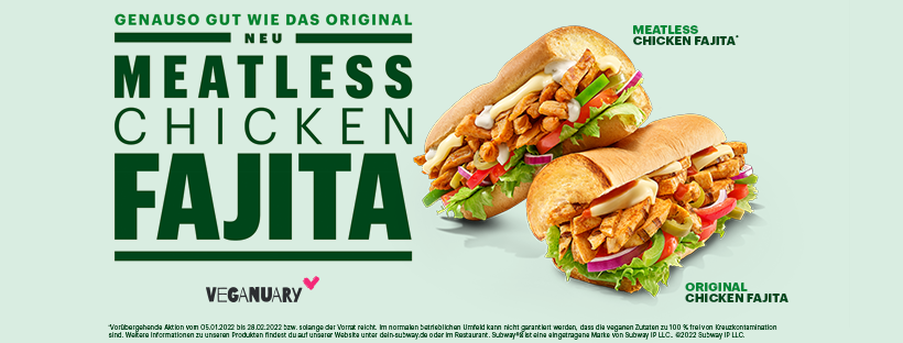 Veganuary 2022 bei Subway