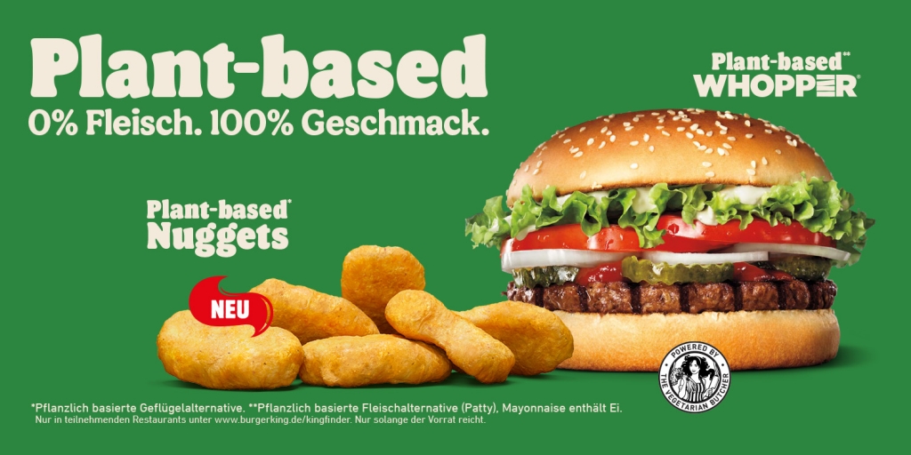 Vegan bei Burger King 2022