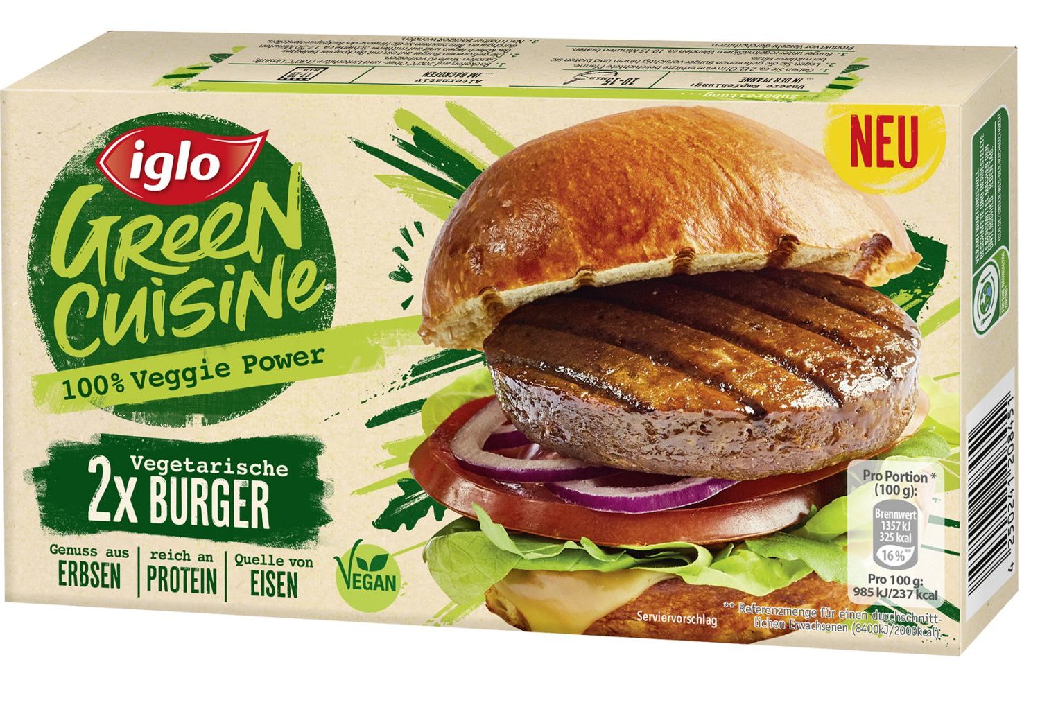 Vegane Produkte von iglo